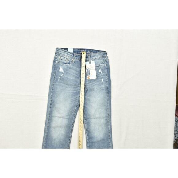 NEW Levi Strauss Signature Mid-Rise Slim Boyfriend Jeans Size 4 W27 - Picture 6 of 8